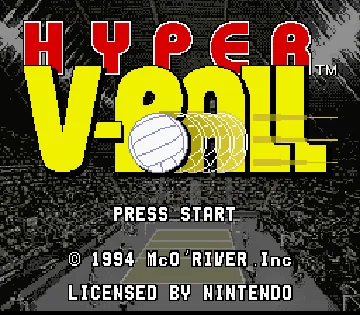 Hyper V-Ball (USA) screen shot title